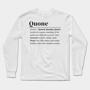 Quone Definition Long Sleeve T-Shirt